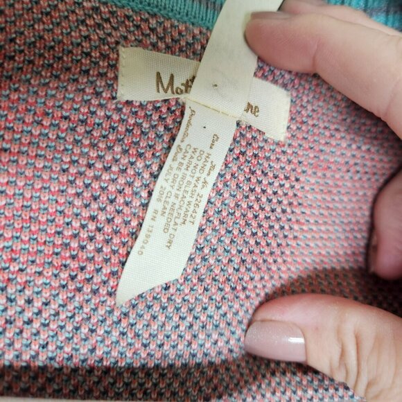 Matilda Jane Cardigan Sweater Fringe Hem Open Front‎ Plaid Stripes Multicolor sz - Picture 4 of 10